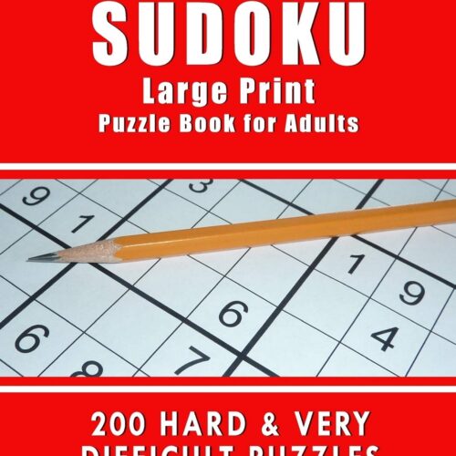 Large Print Sudoku Puzzle Book for Adult (Hard)