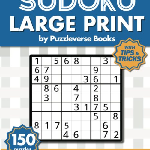 Sudoku Large Print (Medium to Hard)