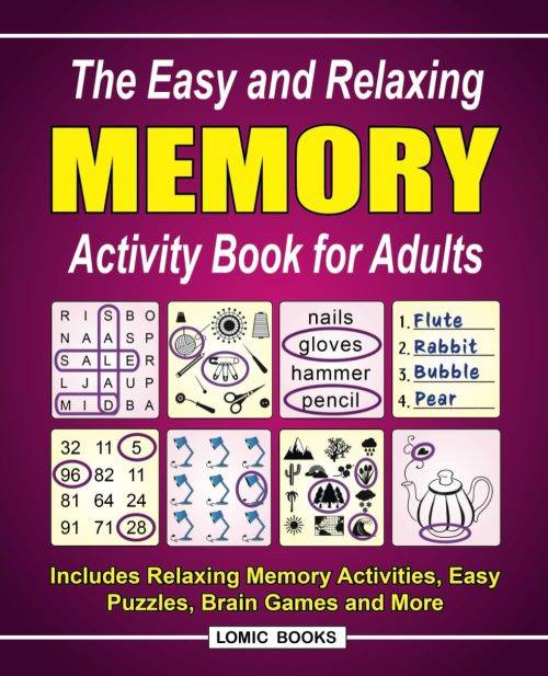 easy and relaxing memory puzzle books