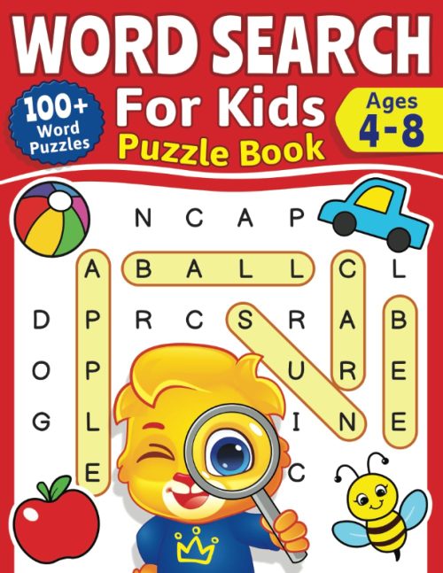 easy word search for 4 to 8 year olds