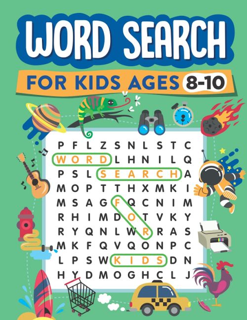 word search book for 8 to 10 years old kids